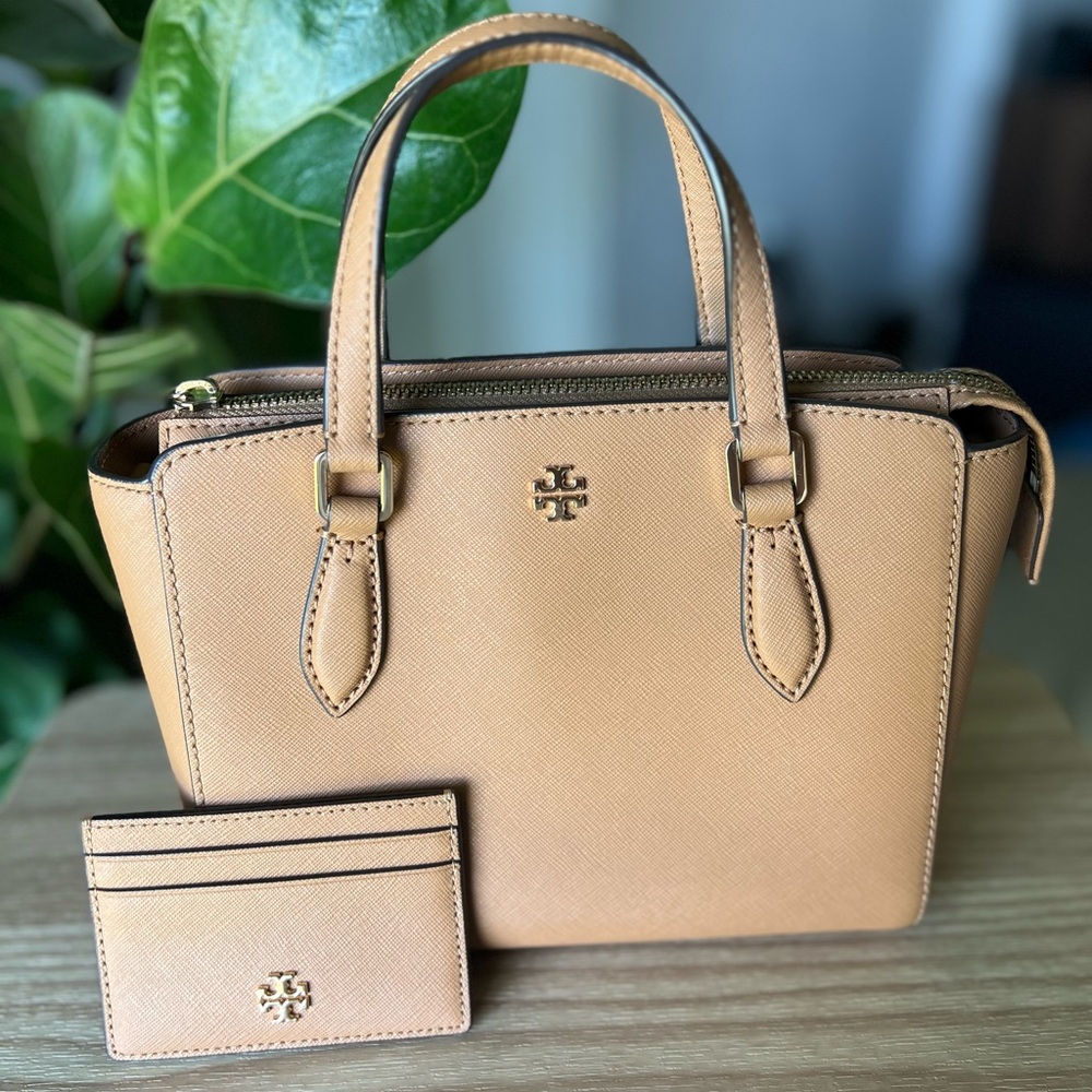 Tory Burch Emerson Mini Tote & Card Holder Set